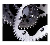 CORONA 45 DENTI PASSO 420 NERA DIAM.INT. 044 - CERCHIO FORI 060