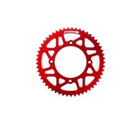Corona 53 denti 420 stage6 alluminio CNC, rossa per Beta RR