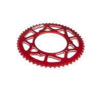 Corona 53 denti - 420 Stage6 alluminio CNC rosso Rieju MRT