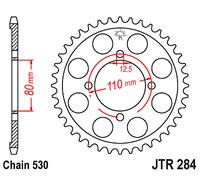Corona a 40 denti in Acciaio JT Sproket JTR284.40 Passo 530