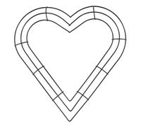 Corona a forma di cuore dal design intelligente cerchio in ferro per idee di arr