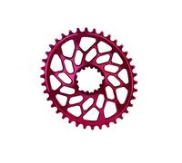 Corona AbsoluteBlack OVALE Sram CX direct mount CICLOCROSS - Colore: Rosso, Denti: 36