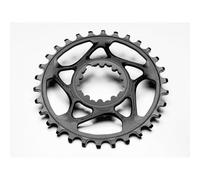 Corona AbsoluteBlack rotonda Sram direct mount GXP - Colore: Nero, Denti: 36