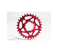 Corona AbsoluteBlack rotonda Sram direct mount GXP - Colore: Rosso, Denti: 36