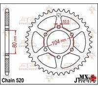 CORONA ACCIAIO KAWASAKI Z 650 2017-2020 JT JTR478.46 46 DENTI PASSO 520 NERA