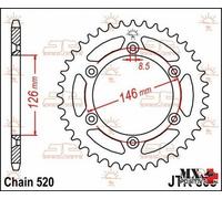 CORONA ACCIAIO SUZUKI RMZ 250 2007-2023 JT JTR808.51 51 DENTI PASSO 520 NERA
