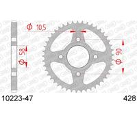 CORONA AFAM 10223-47 IN ACC. PASSO 428 KYMCO 125 STRYKER 125 2001 2006