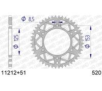 AFAM Corona ultraleggera in alluminio 11212 - 520