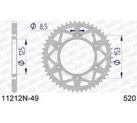 CORONA AFAM 11212N-49 IN ALL. PASSO 520 HONDA CRF 250 RX K L 250 2019 2020
