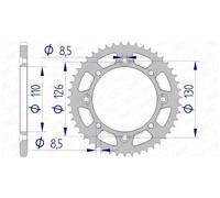 Corona Afam 420 alluminio Z46 KX 65