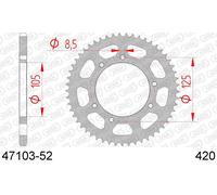 AFAM Corona standard in acciaio 47103 - 420