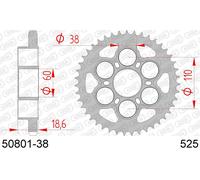 CORONA AFAM 50801-38 IN ACC. PASSO 525 DUCATI 1198 SP 1198 2011
