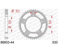 CORONA AFAM 86603-44 IN ACC. PASSO 530 TRIUMPH 1050 SE TIGER ABS 1050 2010 2013