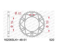 CORONA AFAM ACCIAIO NERA AUTOPULENTE Z48 KAWASAKI KX/KXF COD:1074558001