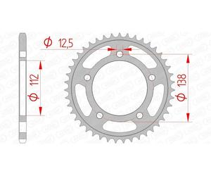 Corona AFAM acciaio standard 10627 - 520
