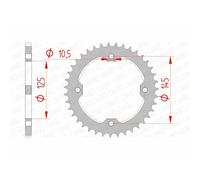 AFAM Corona standard in acciaio 12407 - 520