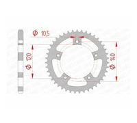 AFAM Corona standard in acciaio 86500 - 525
