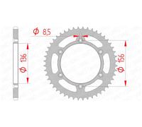 Corona Afam acciaio Z46 Beta / Husqvarna / Sherco