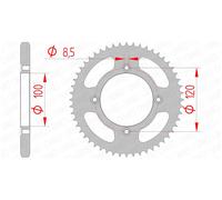 Corona AFAM Acciaio Standard 38200-paso 428 per Moto Ricambi Accessori Pezzi -