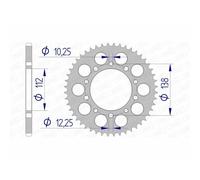 Corona AFAM Alluminio 11509k-paso 520 per Moto Ricambi Accessori Pezzi