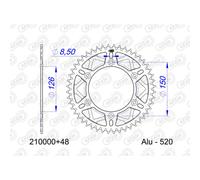 Corona AFAM in alluminio standard - 520