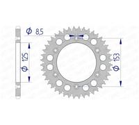 Corona Afam alluminio autopulente Z46 Honda CR / CRF / XR