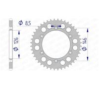 Corona Afam alluminio autopulente Z46 Suzuki RM-Z 250 / 450