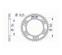 Corona AFAM Alluminio Ultraleggera 11618-paso 520 per Moto Ricambi Accessori