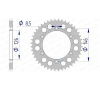 Corona Afam alluminio Z45 Suzuki RM-Z 250 / 450