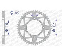 Corona Afam alluminio Z46 KTM Freeride