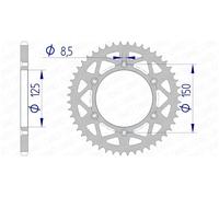 AFAM Corona in alluminio 72304 - 520