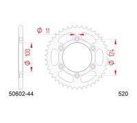 CORONA AFAM IN ACCIAIO P520 - Z44 (DIS.50602)