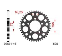 Spedizione Gratuita Corona Afam Acciaio Standard 92671-525 Per Moto Ricambi