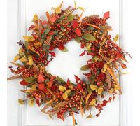 Corona autunnale artificiale Corona del Corona decorativa di bacche autunnali