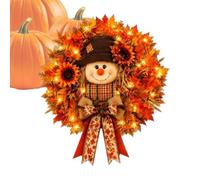 Corona Autunnale Decorazione Rustica D'Autunno Con