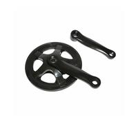Corona Bici in acciaio con paracatena P2R 36D. Noir