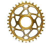Corona Bici ovale in alluminio Absolute Black Direct Mount Offset Race-Face 36 T Doré