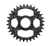 Corona Bici portadischi mono direct mount per bicicletta Shimano MTB XT M8100-8120 12V. Noir