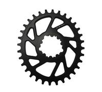First Direct Mount Oval 3 Mm Offset Chainring Nero 34t Black