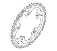 Corona Bici Shimano FC-CX50 Argenté