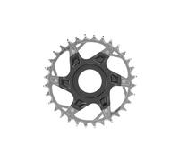 Sram T-type Xx Eagle Fazua Chainring Argento 32t Silver / Black