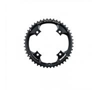 Corona Bici Strada Powerbox Stealth 2x11V 46 Denti BCD 120mm 4 Fori Nera