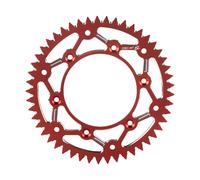 CORONA CATENA PER TRASMISSIONE MOTO 897 - 52 EC ROSSO CHIARAVALLI