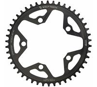 Corona Chainring Wolf Tooth Components 5x110BCD CX/Road (Flat Top), 46T - Nera