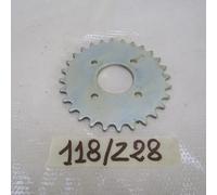 Corona ciclomotore passo 415 Sprocket 28 DENTI FORO CENTRALE D.mm 39