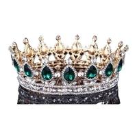 Corona, corona re, diadema, corone per donne, corona principessa, gioielli per capelli, corone, diademi per donne, roba, cristalli blu, da sposa, grandi corone, diademi, feste di ballo, matrimoni,