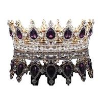 Corona, corona re, diadema, corone per donne, corona principessa, gioielli per capelli, corone, diademi per donne, roba, cristalli blu, da sposa, grandi corone, diademi, feste di ballo, matrimoni,