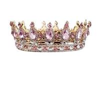 Corona, corona re, diadema, corone per donne, corona principessa, gioielli per capelli, corone, diademi per donne, roba, cristalli blu, da sposa, grandi corone, diademi, feste di ballo, matrimoni,