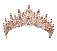 Corona da donna con strass, perfetta per accessori per capelli da sposa, corone per balli di fine anno, fascia per capelli alla moda