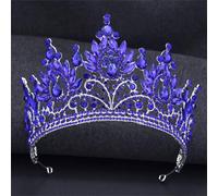 Corona Da Donna - Grande Copricapo Da Sposa Alto, Gioielli Per Capelli Da Cerimonia E Concorso Di Nozze